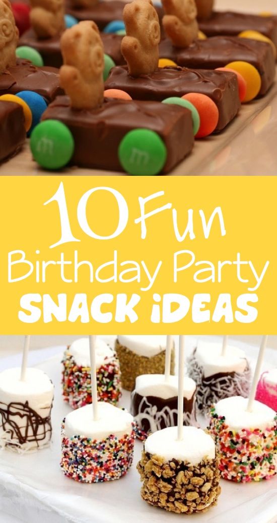 The cutest birthday snack ideas for kids