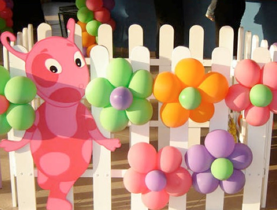 girls party balloon decorations 