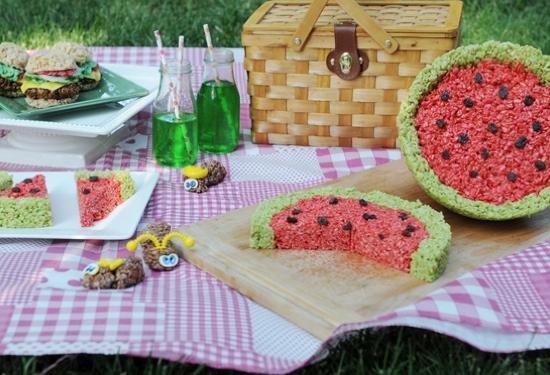 fun rice krispies treat snacks