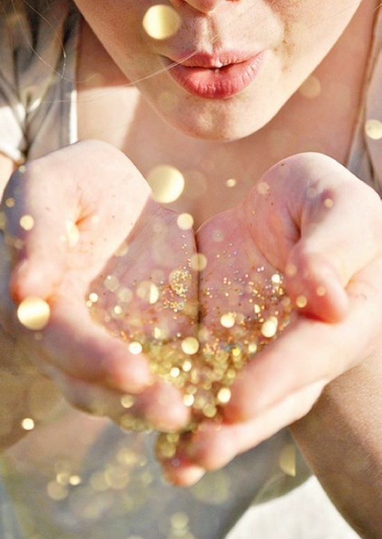 Blowing Glitter Photos
