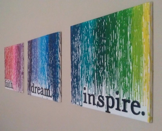 Melted Crayon Pictures