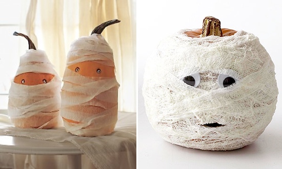 Pumpkin Mummies