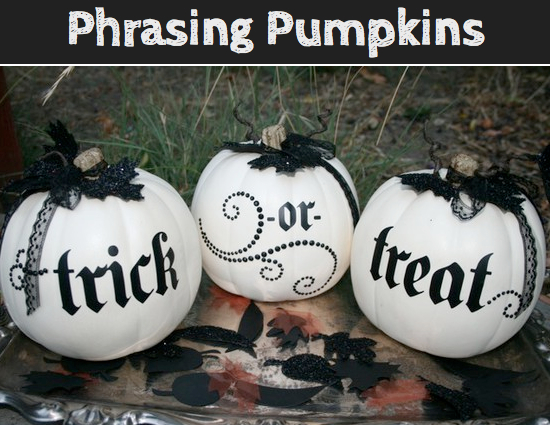 Pumpkins With Words Pumpkins With Phrases