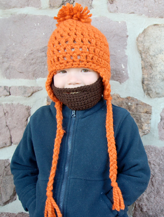 Beard Beanie Kids