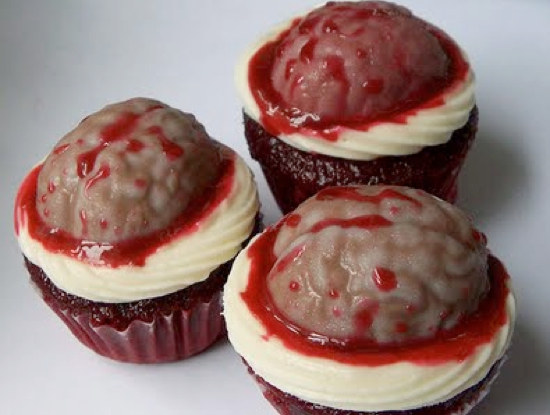 Brain Cupcakes For Halloween 8 REALLY Gross Halloween Food Ideas!!