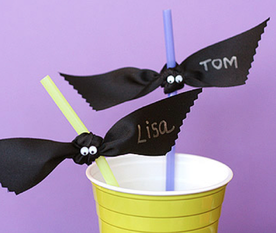 DIY Halloween Straws 14 Cool Halloween Drink Ideas