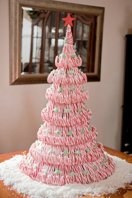 candy cane christmas tree Tons of candy cane crafts and ideas!!