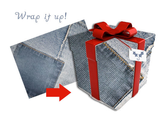 denim wrapping paper 17 Unique Wrapping Paper Ideas