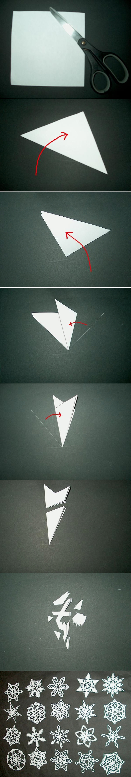 easy snowflake tutorial