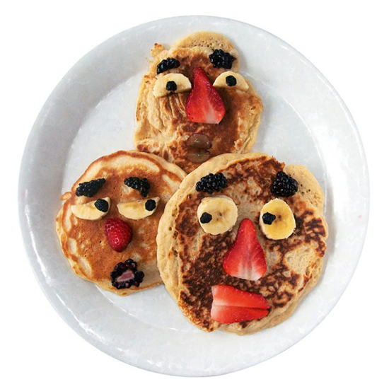 funny food ideas pancakes