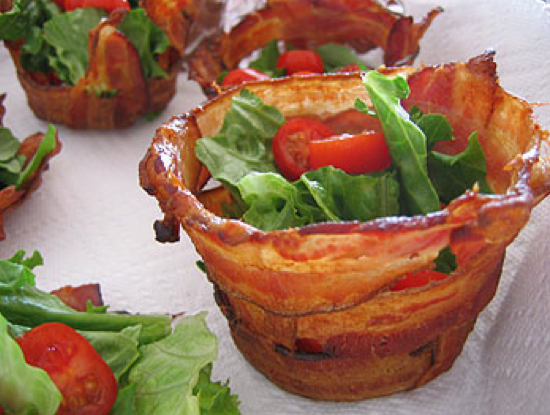 Bacon Salad Cups