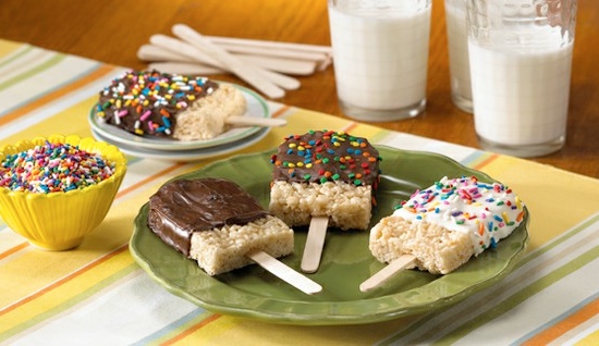 rice krispie treat ideas Lots unique and fun rice krispie treat ideas!