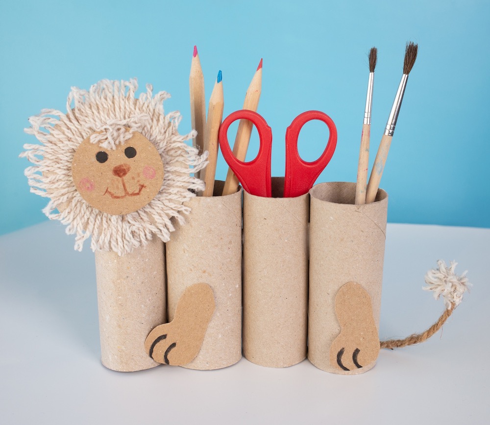 Cardboard Tube Reindeer Craft - Kids Craft Room