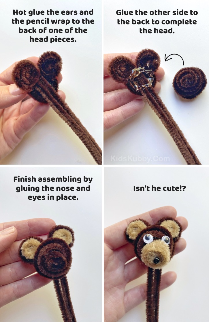 Easy DIY Pipe Cleaner Teddy Bear Craft