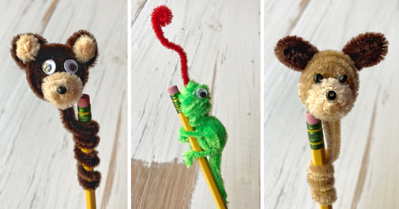 Kid Approved Popsicle Stick and Pipe Cleaner Alligator Tutorial