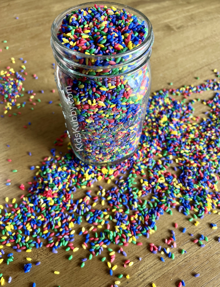 Rainbow Rice Finished Product