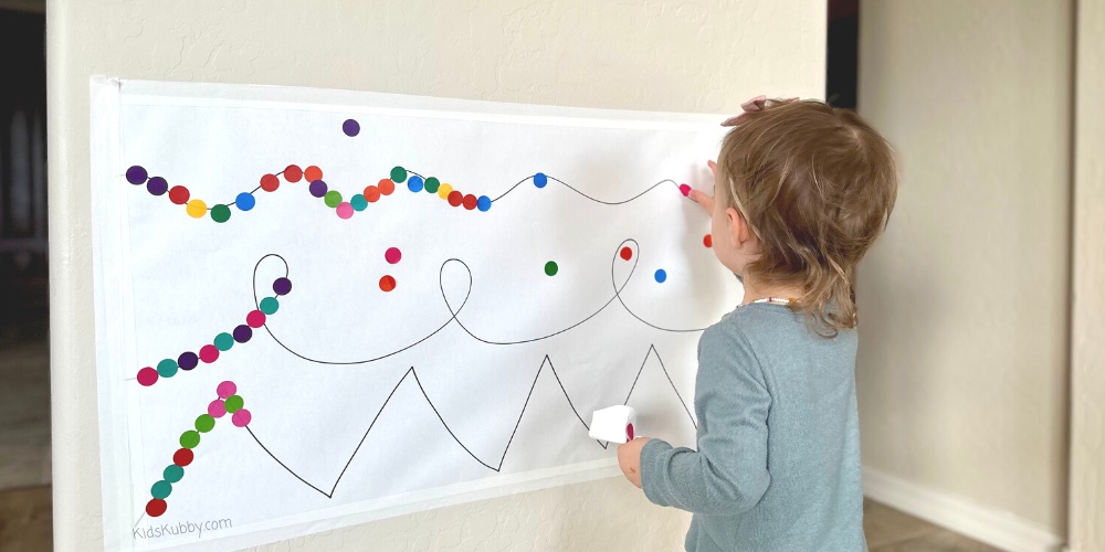 Dot Sticker Fine Motor Activities for Preschool