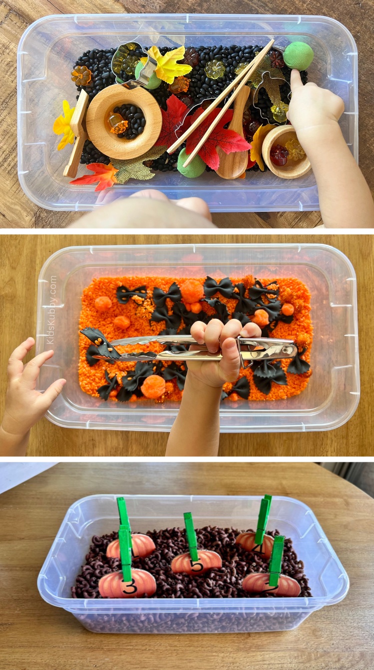 easy and fun sensory play bins for preschool