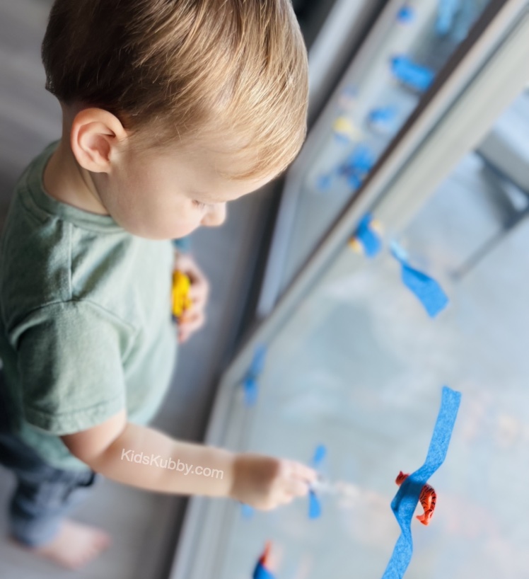Do you have bored kids at home? No problem, break out the painter's tape because these fun activities are easy to create for toddlers and preschoolers! They're perfect for busy moms and dads on a budget using cheap supplies you probably already have at home.