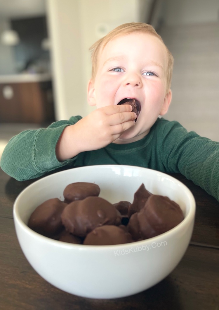 Chunky Monkey Banana Bites are an awesome quick and healthy tasty treat using 3 ingredients bananas, peanut butter, and chocolate chips. They are the perfect snack for a hot day!