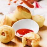 How to make the perfect mini corn dogs – this recipe is so easy to follow, and the corn dogs turn out just like the ones you get at the State Fair. Top with some mustard and ketchup and you’ll have a dinner idea that is sure to be a hit with your family. Give this easy dinner idea from Kids Kubby a try today!