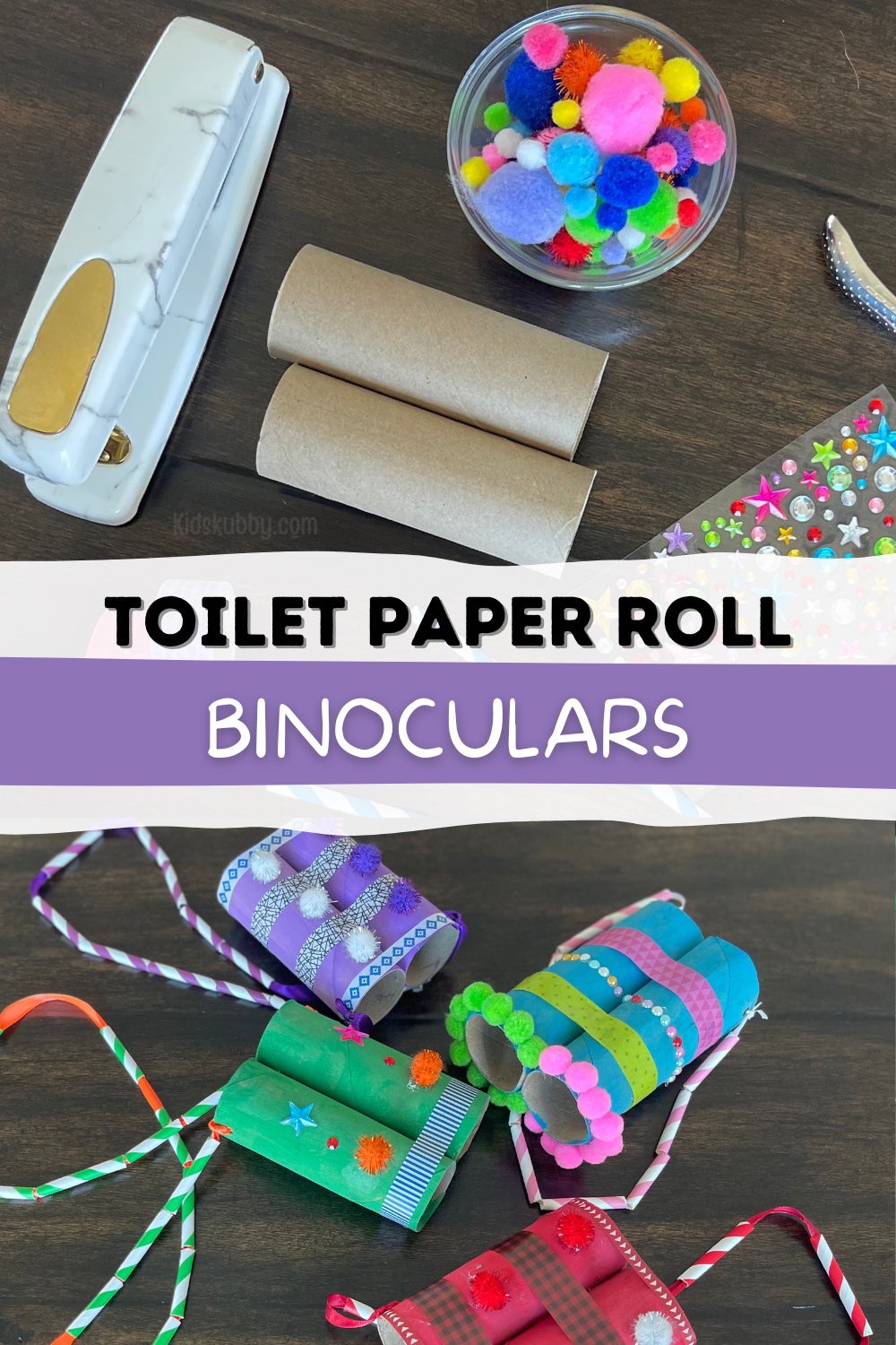 How to Make Toilet Paper Roll Binoculars