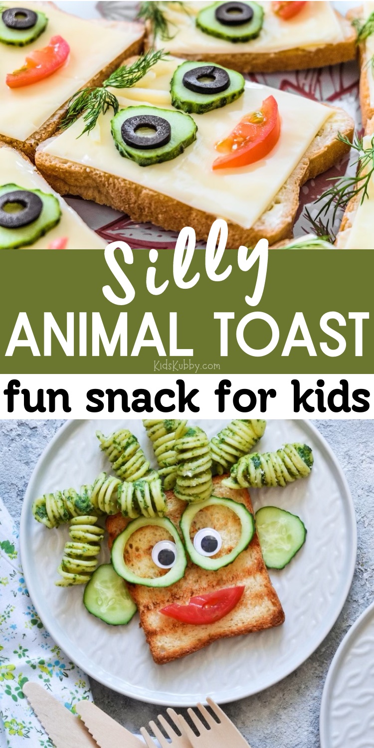 Silly animal toast is an exciting and healthy way to serve breakfast to your family. Who doesn’t want to eat their favorite animals for breakfast?? With simple ingredients you already have at home, you make an easy and healthy recipe that your entire family will love! For breakfast, use your favorite nut butters and fruit and for lunch, use lunch meats, hummus, and veggies slices to make goofy animal face toast! The ideas are endless and so is the fun. Try this for breakfast, lunch, or as a snack recipe today.