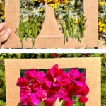 Are you looking for a cheap outdoor craft for kids – try making flower trees! This simple craft idea for kids uses only a few supplies that you probably already have around your house. Let your kids explore the outdoors and find different flower/leaf combinations to make the prettiest recycled art.