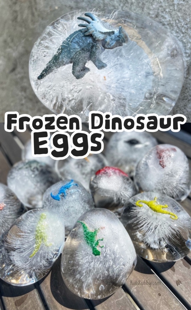 Frozen Dinosaur Eggs - Awesome Imaginative Sensory Play