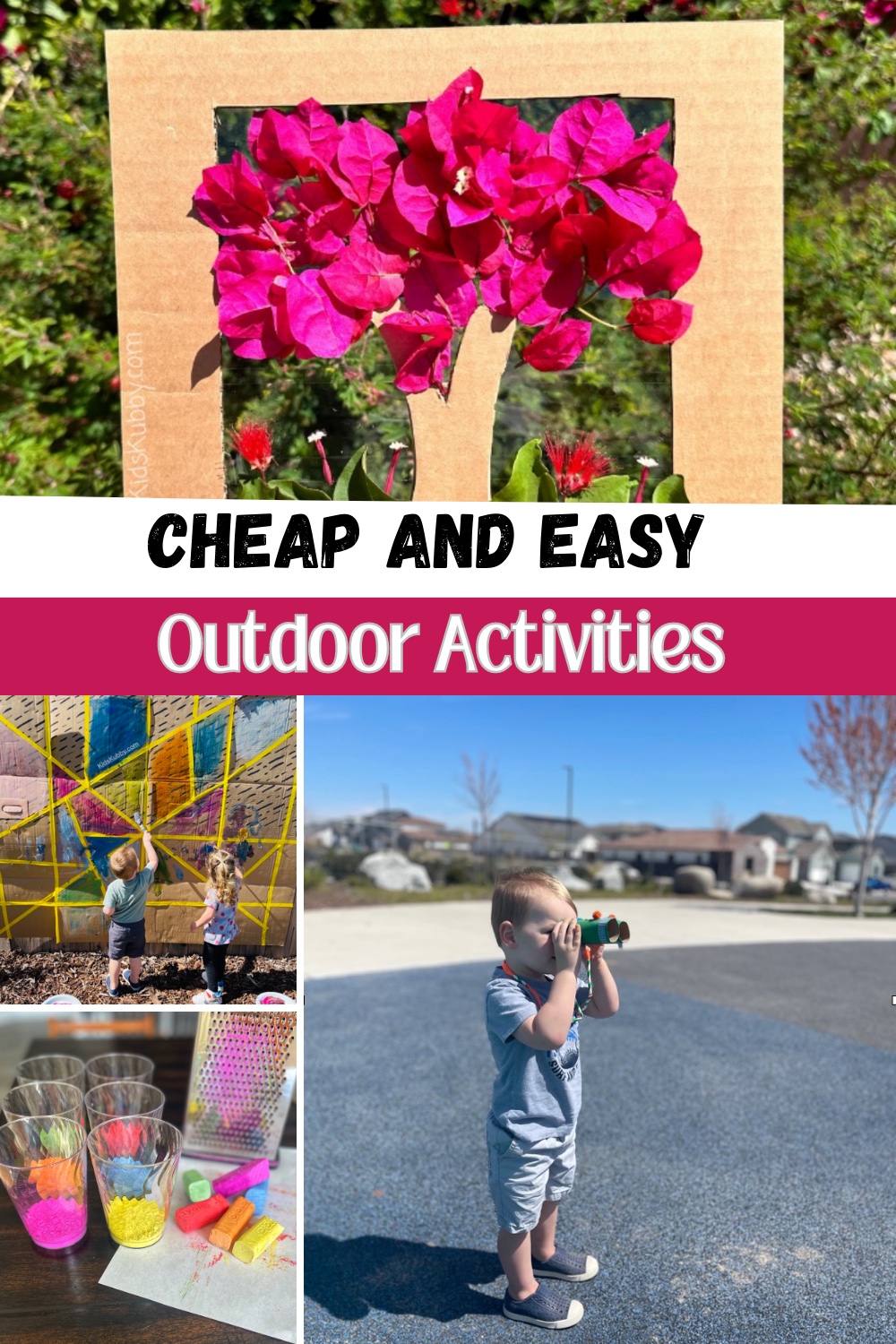 Are you looking for cheap and easy outdoor summer activities? Look no further your kids will love using their creativity and imagination with the fantastic outside activities!