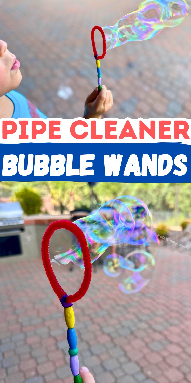 Here is the best tutorial on how to make homemade bubble wands. With just a couple of easy steps, kids can make customizable bubble wands that will produce the best bubbles ever. So head to the dollar store and grab some pipe cleaners and pony beads and get creating today!