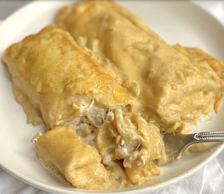 A family favorite dinner recipe! 🙂 These enchiladas are perfect for lazy weeknight meals thanks to rotisserie chicken. I’m always on the hunt for simple, last minute dinner ideas for my picky eaters, and these delicious, oven baked enchiladas are super quick and easy to make! One of my best reviewed recipes with over 1.2 million shares and great reviews.
