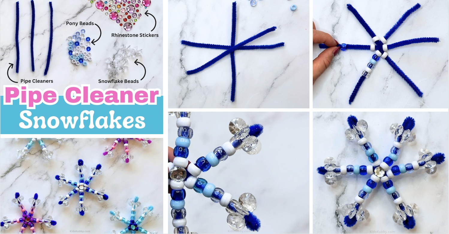 Pipe Cleaner Snowflakes