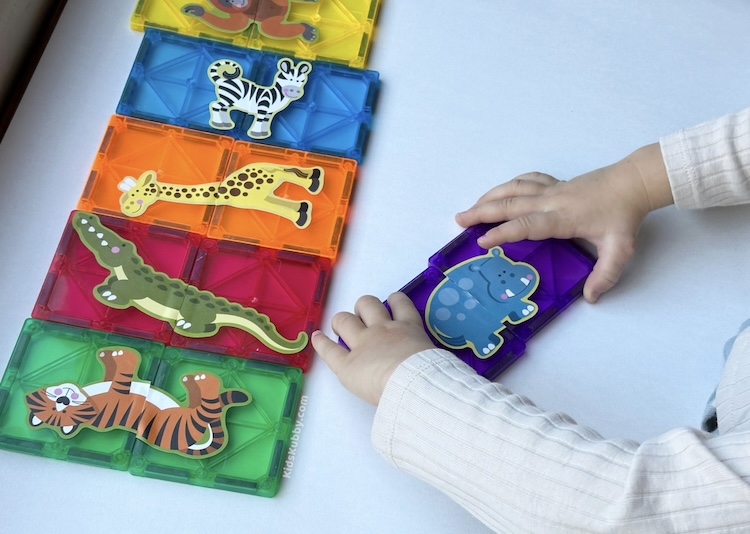 Do you need an easy way to keep your young kids entertained and quiet while you're out and about. You have to make these animal magnetic puzzles. Using supplies you probably already have at home, you can create fun and engaging puzzles that help kids learn matching skills, object recognition, fine motor skills and so much more! 