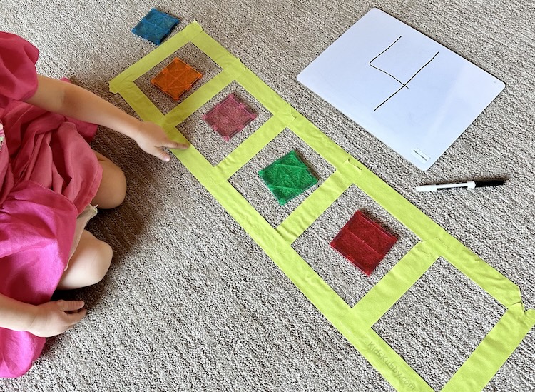 teach kids to count with this simple magnet activity. 