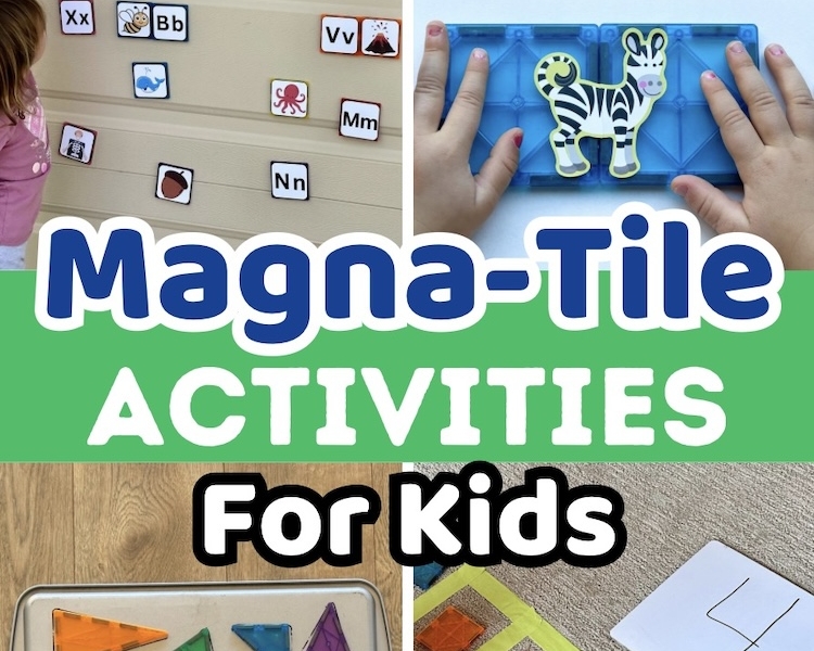 how to make the best magnatile learning activities for toddlers and preschoolers
