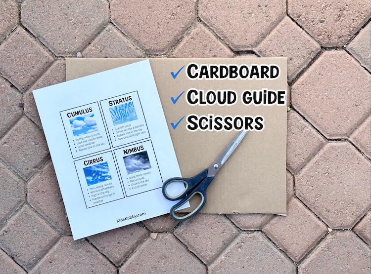 This is the most fun way to teach kids about clouds. Spend a beautiful day outdoor in nature looking at and identifying clouds with kids ages 2-8.