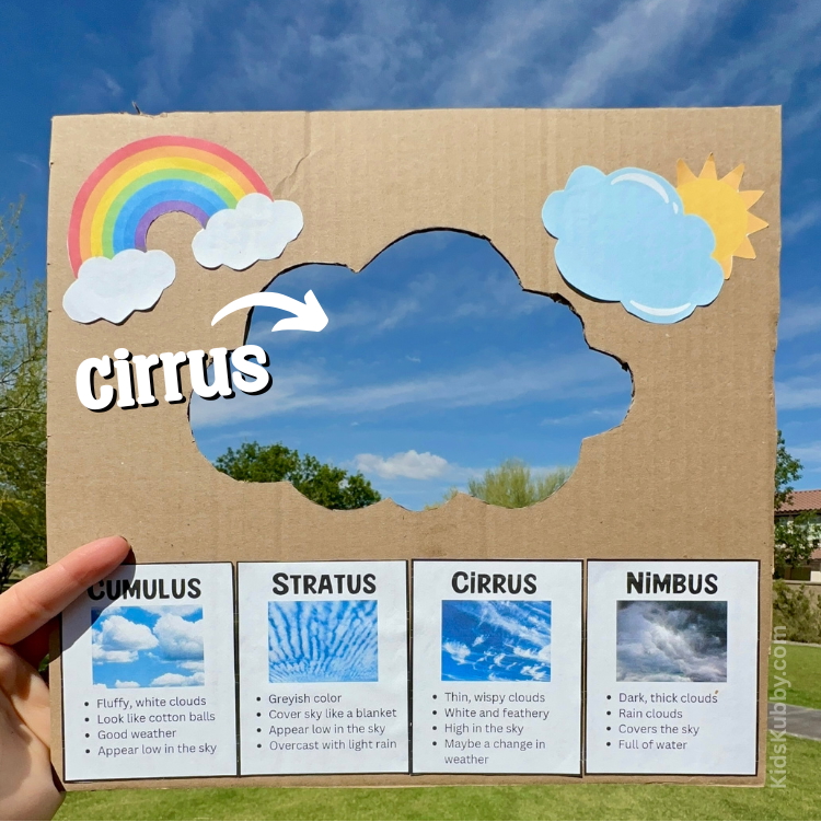 a fun and simple weather homeschool lesson for young kids