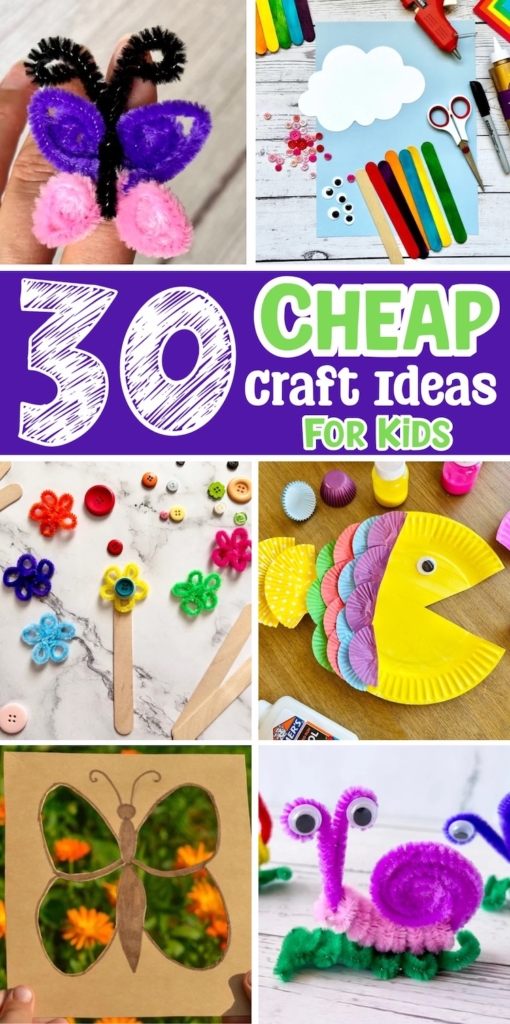 Are you looking for cheap and easy ways to keep your kids entertained? Check out this list of fun and simple craft for kids that are budget friendly and require little prep work. Your kids will create unique works of art that you can enjoy for years to come.