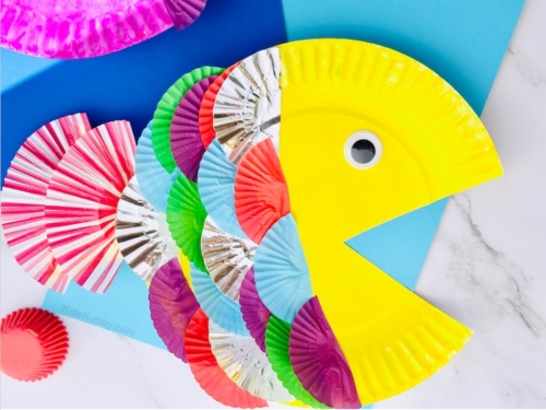 Easy Paper Plate Fish Craft For Kids