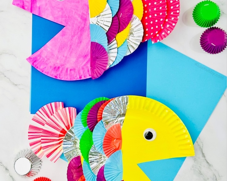 simple and fun craft for kids using supplies your already have at home to make ocean animals.