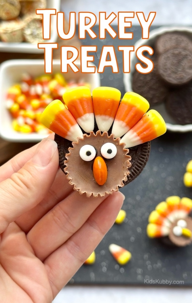 These Thanksgiving Oreo Turkey Treats are as tasty as they are adorable! Whip up this fun, no-bake snack with Oreos, candy corn, and icing for a perfect holiday treat kids and adults will love.
