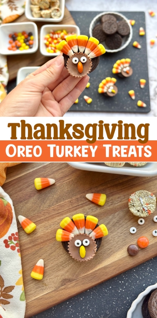 Make your Thanksgiving extra sweet with these cute Oreo Turkey Treats! Simple ingredients like Oreos, candy eyes, and candy corn create an irresistible snack that’s fun to make with kids. Ready in minutes!