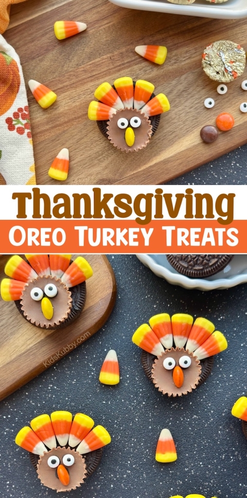 Gobble up the fun with these adorable Thanksgiving Oreo Turkey Treats! Made with Oreos, peanut butter cups, candy corn, and a touch of icing, these kid-friendly snacks are perfect for your holiday table. Easy to make and oh-so-cute!
