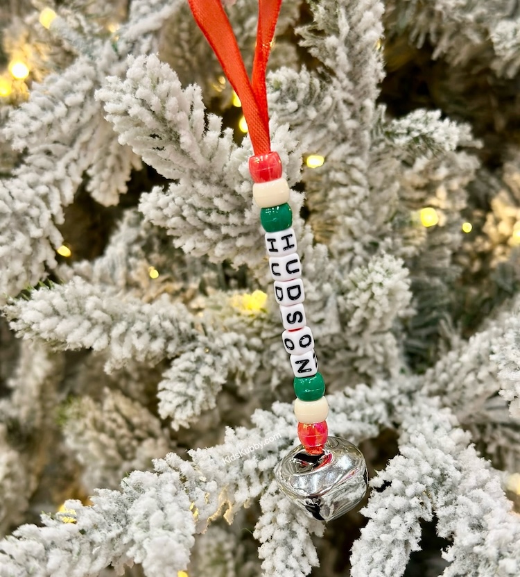 Homemade ornaments for kids and adults.