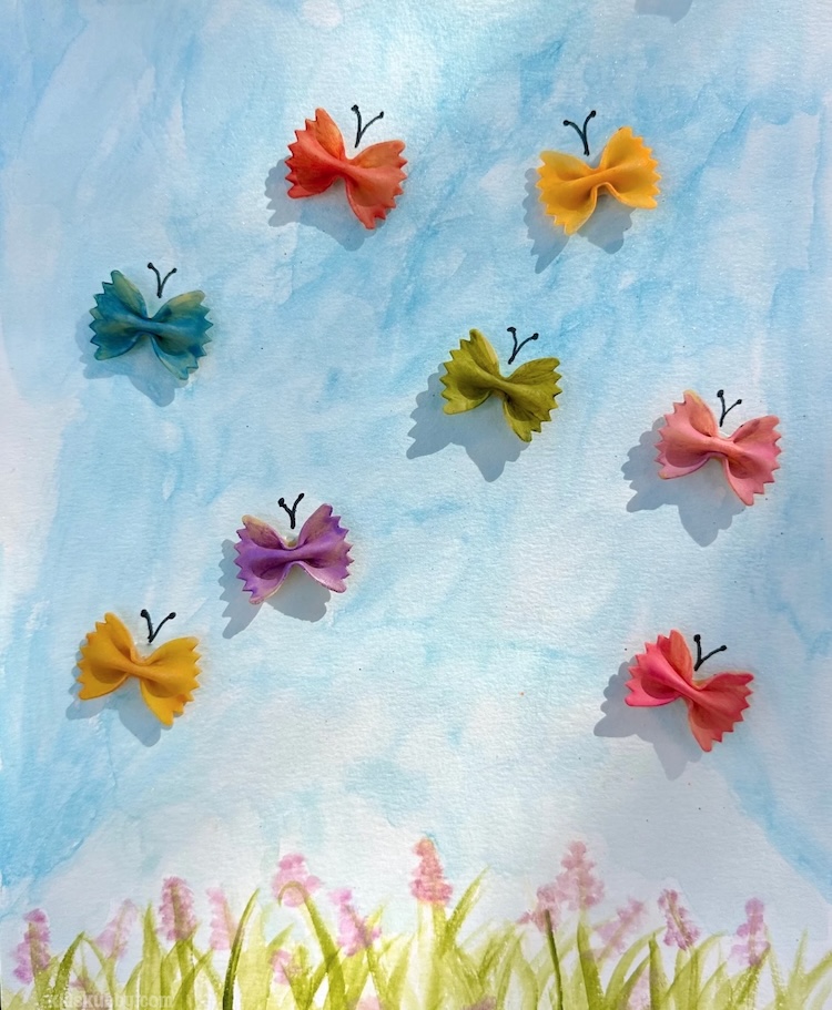 How to make the cutest flying butterflies craft that easy to kids to make on their own.