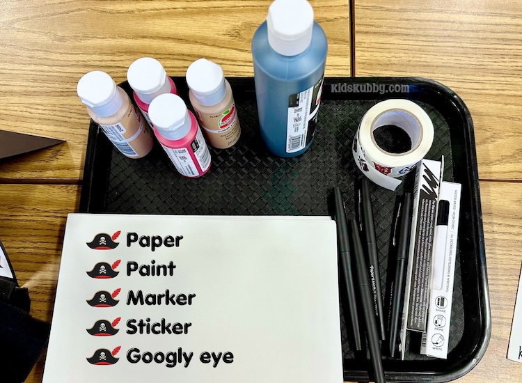 Check out this simple craft idea for kids using paint and their handprint to make a cute pirate. This cheap craft idea is perfect for kids of all ages and skill levels. 