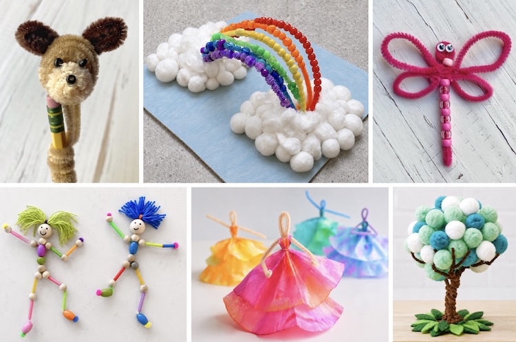 Pipe Cleaner Craft Ideas - Simple projects and activities for kids to do at home.