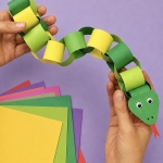 List of 36 simple construction paper crafts that are easy to make for kids of all ages! These fun and creative projects are low mess and easy for parents to set up with cheap supplies.