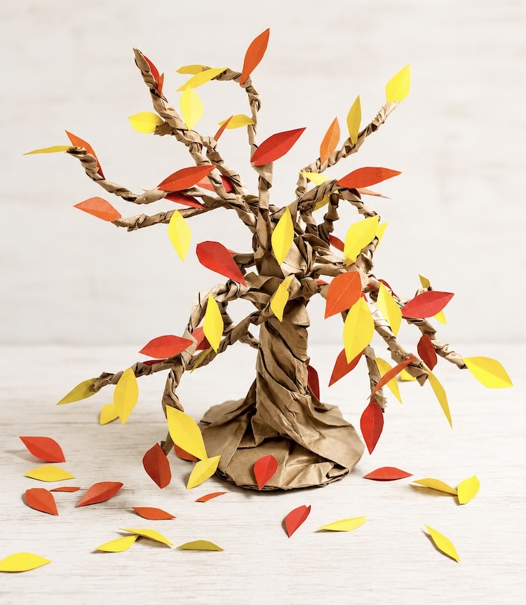 This cheap recycled craft idea only requires supplies you have at home including a paper bag, cardboard, and construction paper. It's ideal for elementary age kids who love to do projects at home.